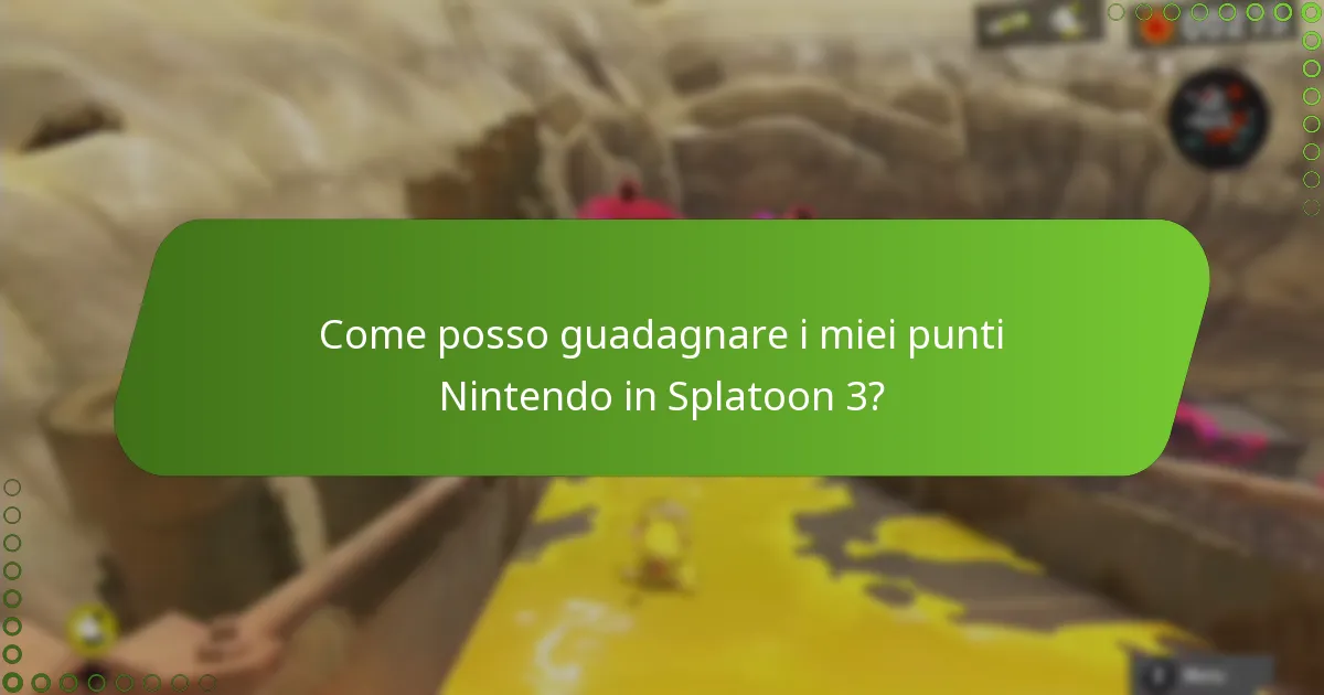 Come posso guadagnare i miei punti Nintendo in Splatoon 3?