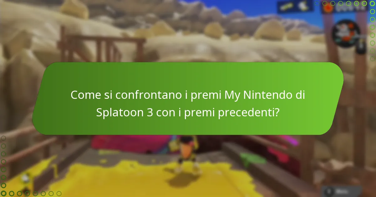 Quali sono le offerte a tempo limitato per i premi My Nintendo di Splatoon 3?