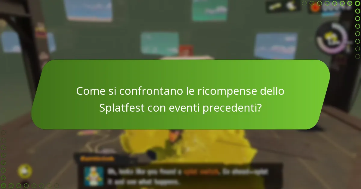 Quali tipi di ricompense possono guadagnare i giocatori durante lo Splatfest?