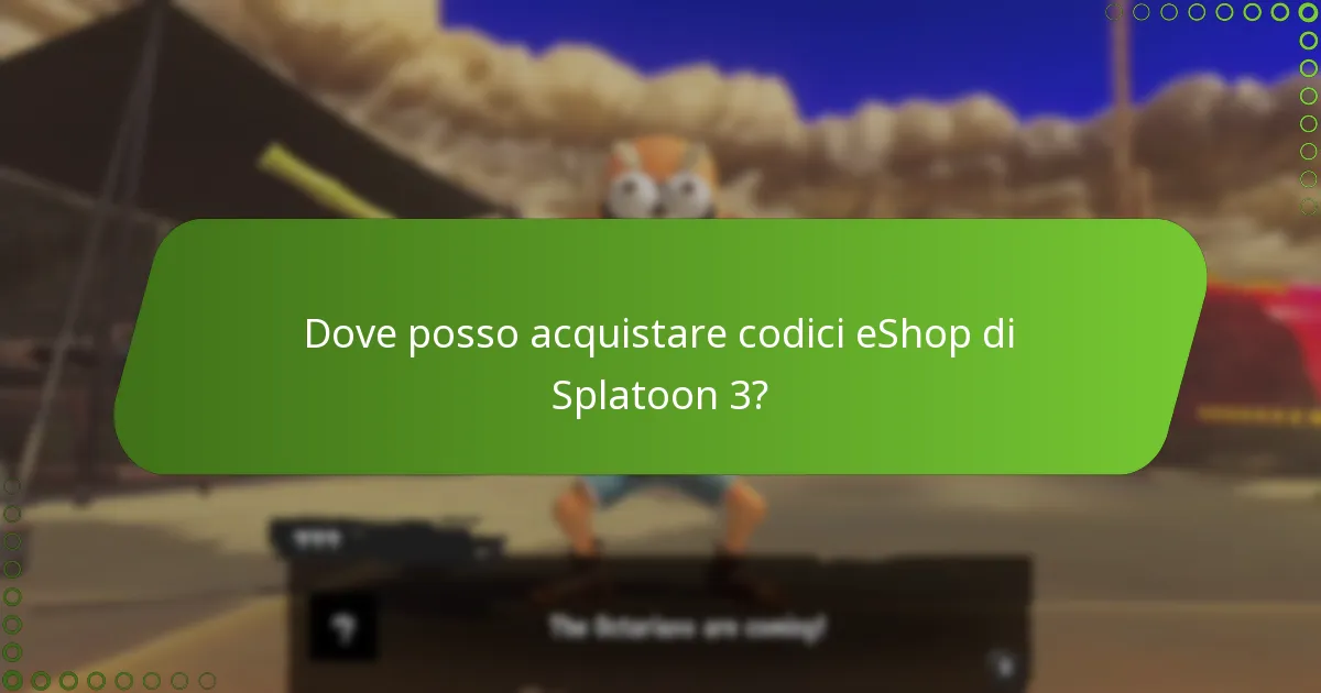 Quali sono i requisiti per attivare un codice eShop di Splatoon 3?