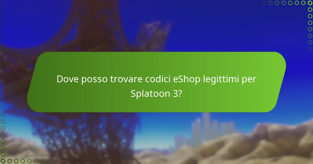 Quali sono i problemi comuni con i codici eShop?