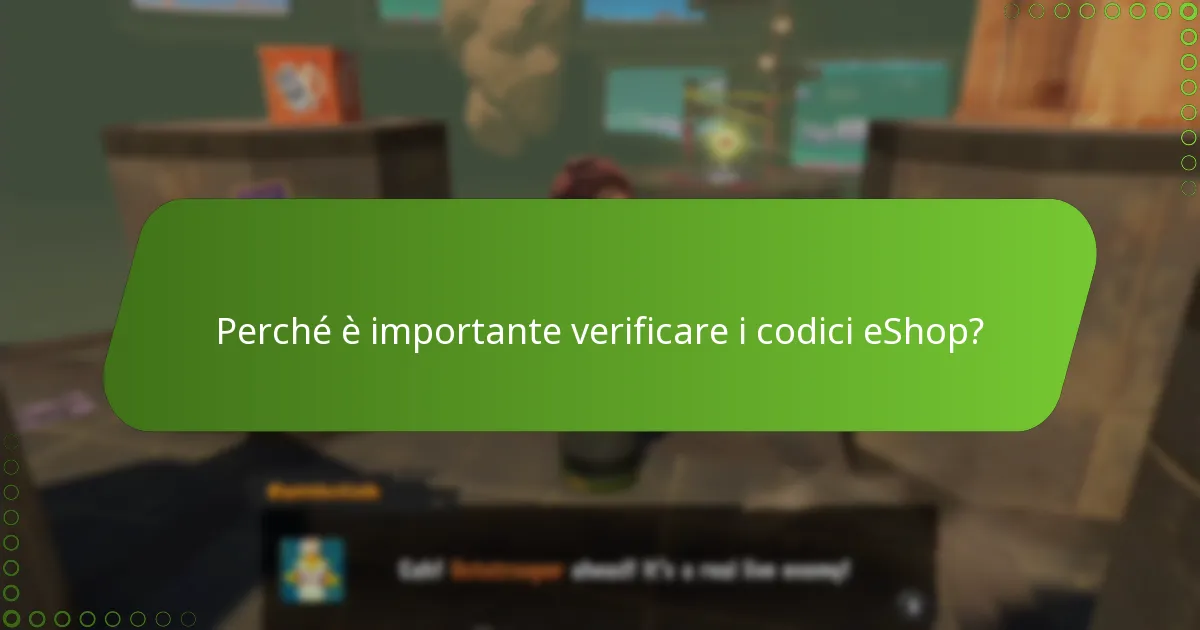 Quali sono i passaggi per verificare un codice eShop per Splatoon 3?