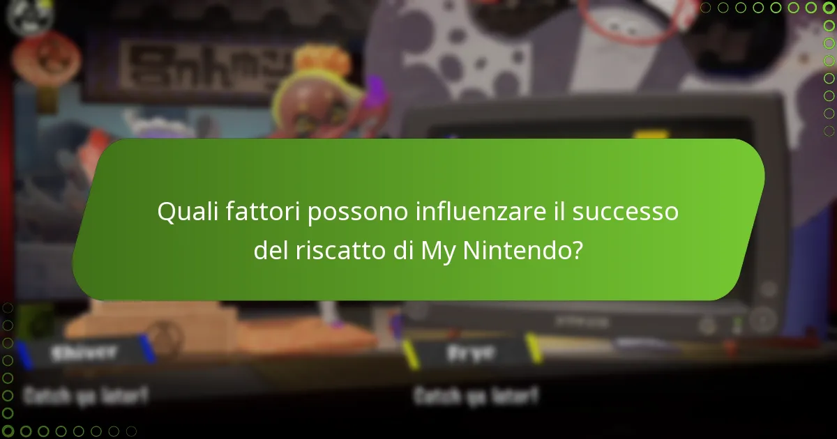 Quali soluzioni sono disponibili per i problemi di riscatto di My Nintendo?