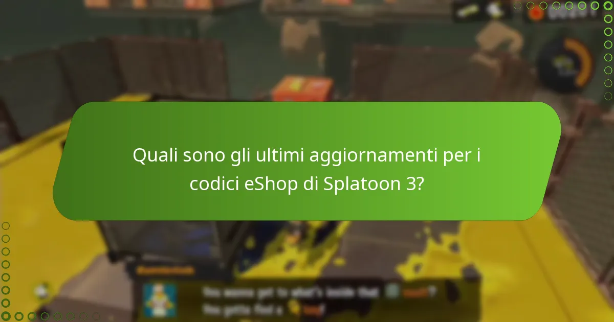 Dove possono i giocatori trovare codici eShop promozionali per Splatoon 3?