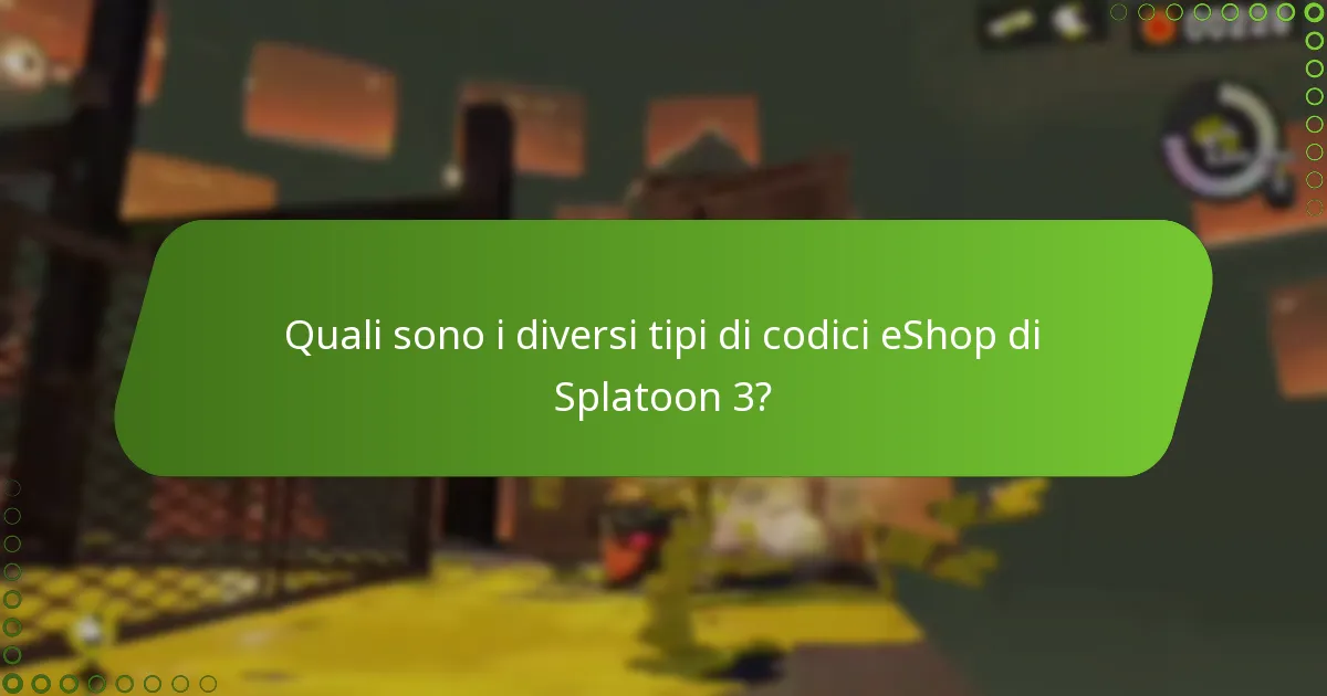 Quali sono le limitazioni di ciascun tipo di codice eShop?