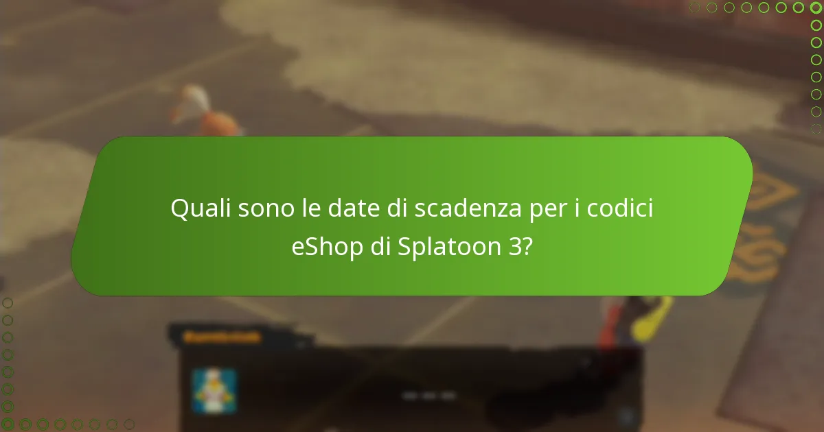 Dove puoi acquistare i codici eShop di Splatoon 3?